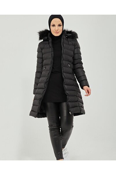 KaSheHa Women's Black Down Filling Coat