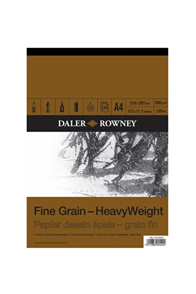Daler Rowney Fine Grain Heavyweight 200gr - A4 37933