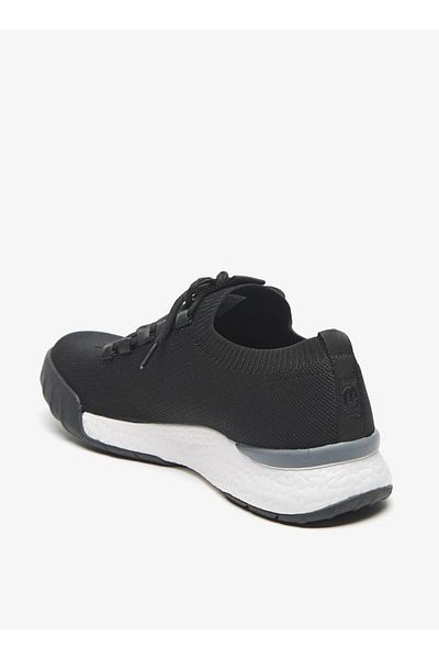LBL by Shoexpress Textured Low Ankle Lace-Up Sneakers