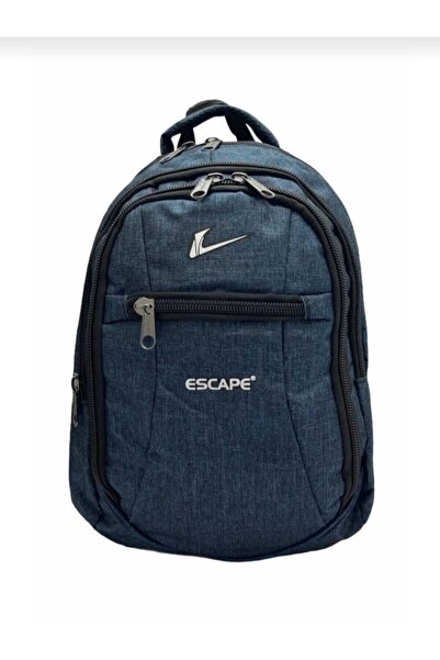 ESCAPE Unisex Mavi Laptop Bölmeli Seyahat Spor Ve Okul Sırt Çantası