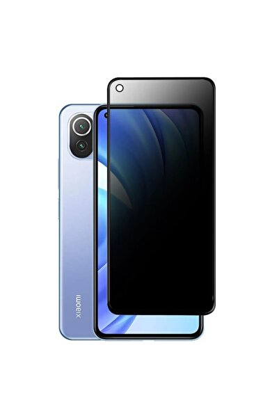 ZETT Xiaomi Mi 11 Lite -Uyumlu Privacy HAYALET - Temperli Cam Ekran Koruyucu-...