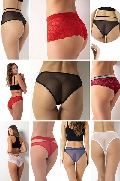 DONEX Pachet de chiloți bikini din dantelă - 10 bucăți 799 TL, în schimb 439 TL