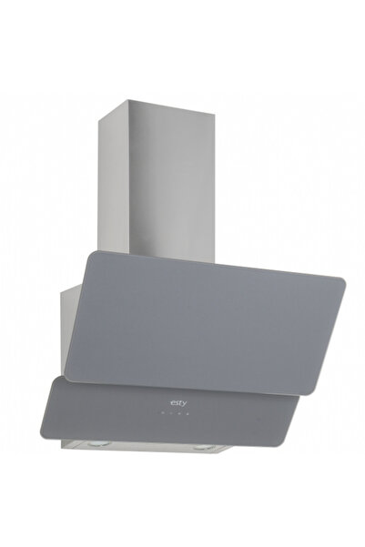 Esty Dekoratif Camlı Duvar Tipi Davlumbaz 3471 Gri