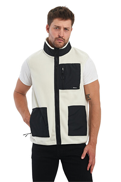 Adams Двоколірний полярний жилет без рукавів для чоловіків - 3 кишені Comfort Fit