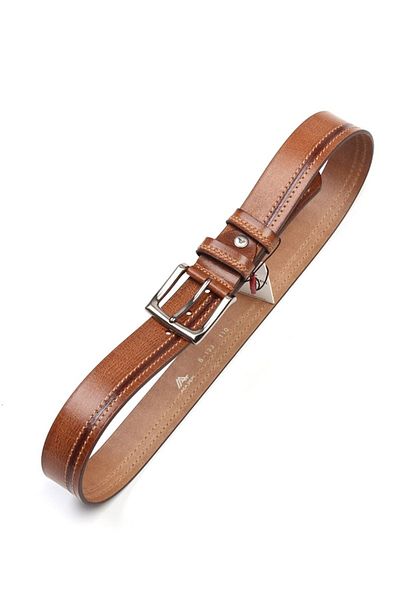 Aka Tan Genuine Leather Sports Men's Belt - S133