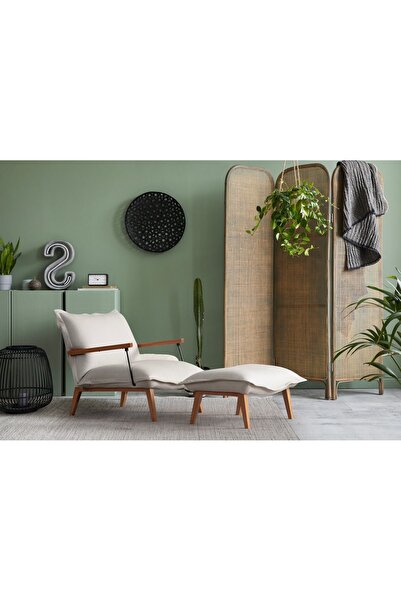 GreenCorner ORZO Yataklı Puflu Berjer