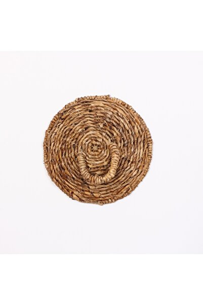 Mylamp ALANYA Doğal Abaka 33x7 cm KULPLU Duvar Dekorasyon Tabağı