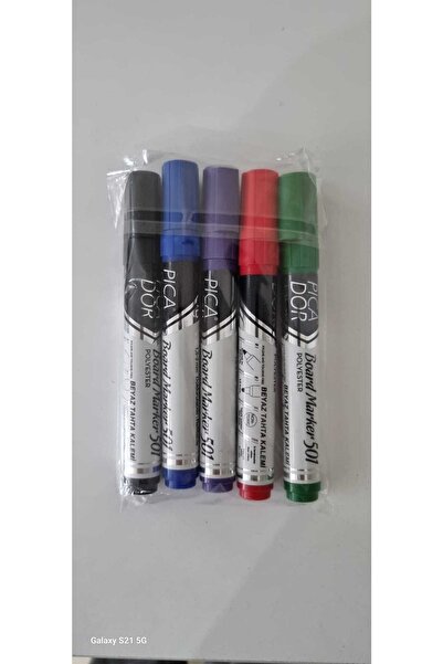 Picador 501 Beyaz Tahta Kalemi 5'li Set 1