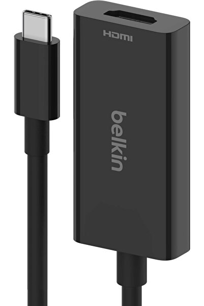 Belkin USB Tip C - HDMI 2.1 Adaptör, 8K@60Hz, 4K@144Hz, HDR, HBR3, DSC, HDCP ...