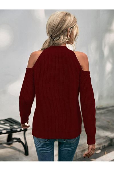 citystyle Design elegant - Pulover din tricot Thessaloniki cu umăr deschis