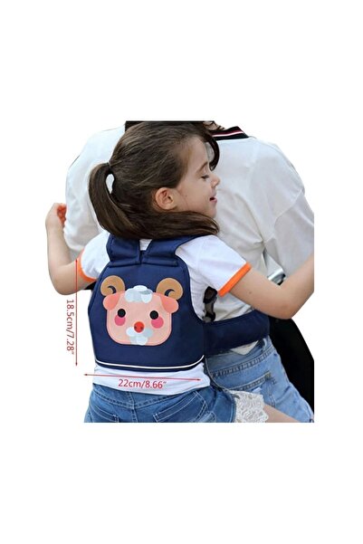 SYNOPE Bisiklet Motosiklet Arka Koltuk Keçili Çocuk Emniyet Kemeri Çocuğu Sür...