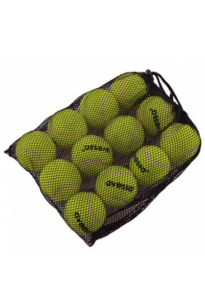 AVESSA Tenis Topu Fileli 12'li Sarı Renkte