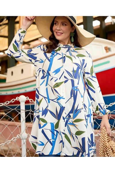 Te&Te Large size Women's Tunic Shirt