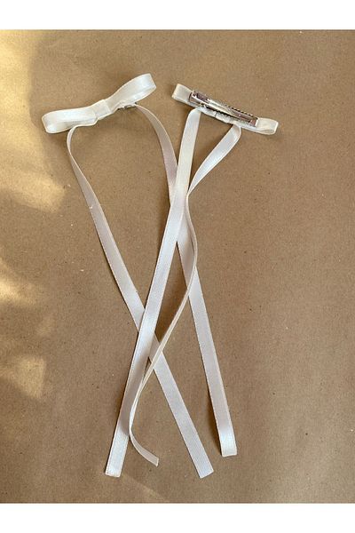 NAZLI Cataramă cu fundă din satin - pachet de 2