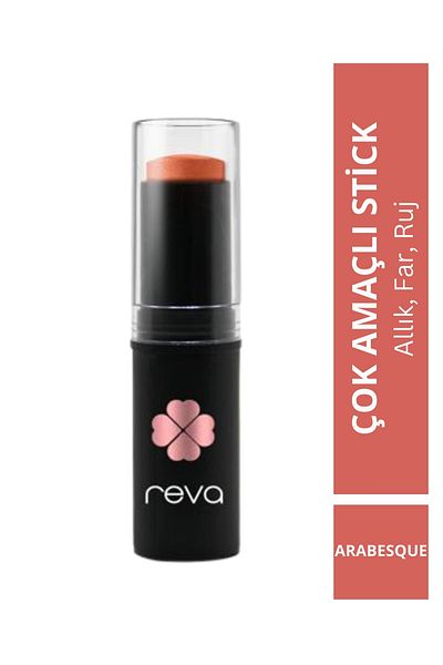 REVA Multi-Purpose Stick Blush, Shadow, Lip Tint & Lip Cheek Eye Tint-Vegan & Clean Contentrv113