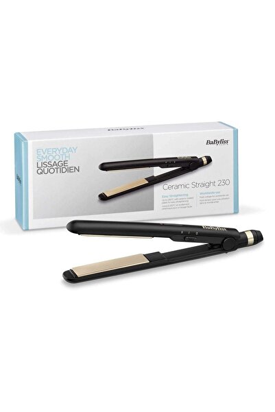 BABYLİSS Ceramic Straight 230 Derece 2 Isı Ayarlı Seramik Plaka Dalga Fonksiyonlu Saç Düzleştirici ST089E