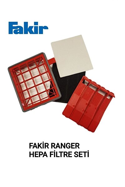 shopdrm طقم فلتر هيبا رانجر هيبا + لباد + إسفنجة FAKİR Ranger Hepa Filter + Felt + Sponge