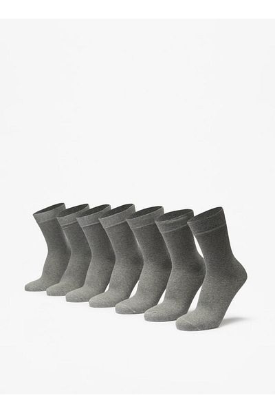 LBL by Shoexpress Solid Calf Length Socks - Set of 7