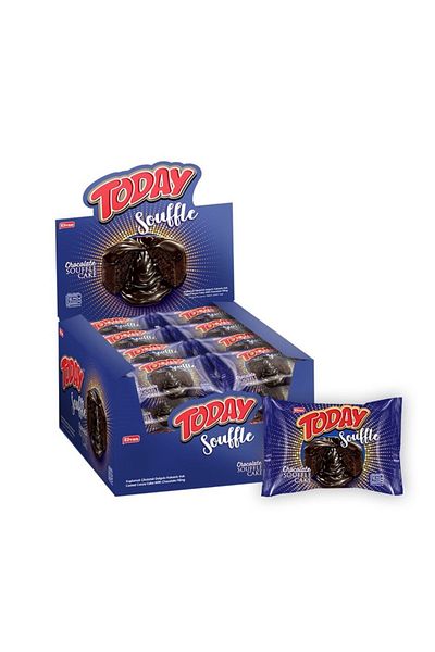 Elvan Cake Cocoa Cream Suffle - 50 Gr. 24 Pieces (1 Box)