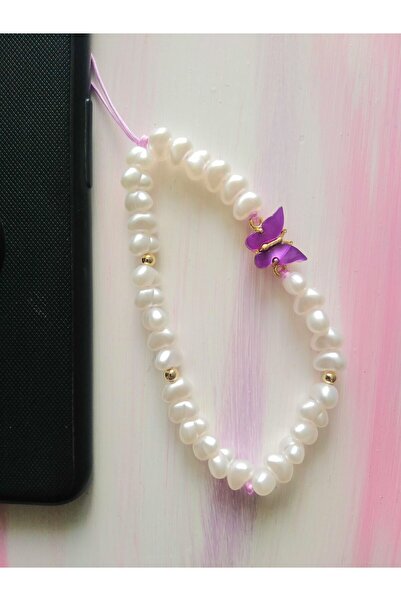 nasclaycollection inci kelebek hediyelik telefon askısı ,charm, çanta ve cüzd...
