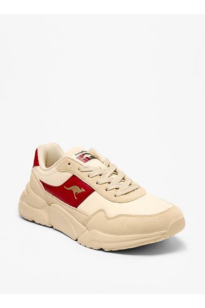 Kangaroos Women's Panelled Sneakers with Lace-Up Closure