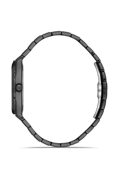 FERRO Black Quartz Steel - 41 Mm Men's Wristwatch