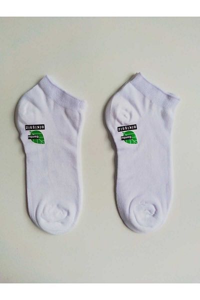 GÇO 2 ζευγάρια μπαμπού Unisex άσπρες αθλητικές κάλτσες χωρίς ραφή
