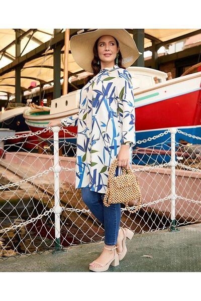 Te&Te Large size Women's Tunic Shirt