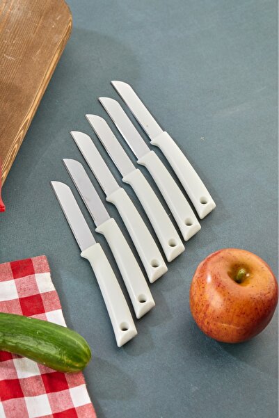 Cooker Özel Seri Paslanmaz Çelik 19,5 cm 6'lı Meyve Bıçağı