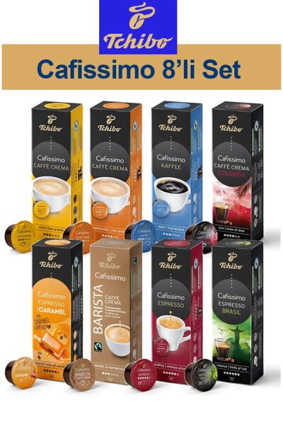 Tchibo 8'li Kahve Seti Karma Paket