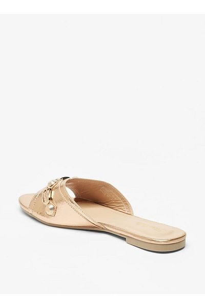 Flora Bella by Shoexpress Flora Bella Embellished Slip-On Slides