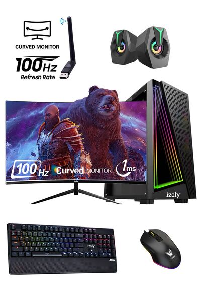 IZOLY Z90rx44 Plus I5-10400f 16gb 512gb M.2 Nvme Rx580 8gb Gddr5 24"100hz Oyu...