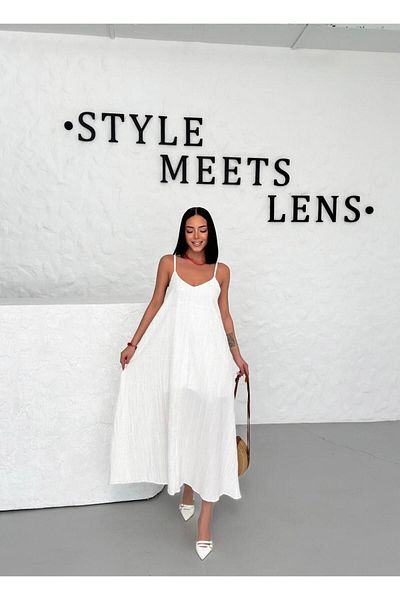 S&A Collectionn Rochie de damă maxi cu decolteu în formă lejeră