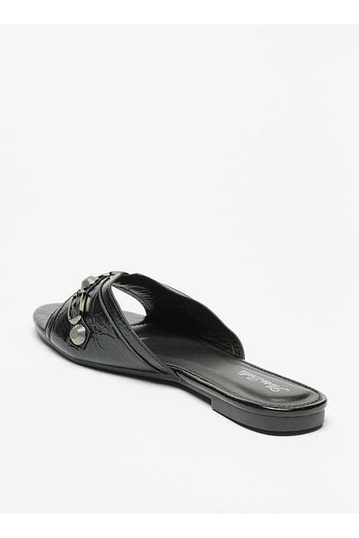 Flora Bella by Shoexpress Flora Bella Embellished Slip-On Slides