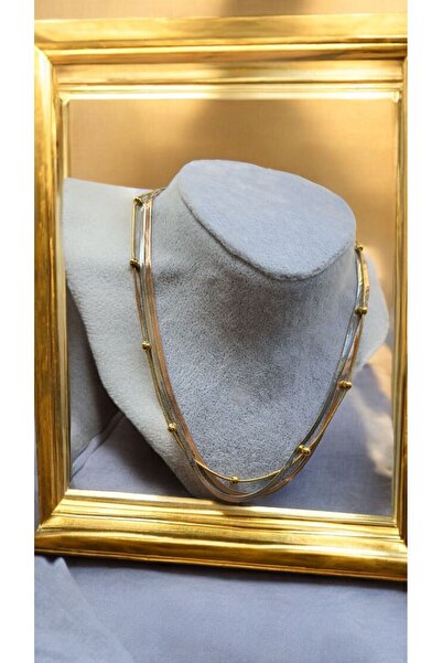 İNN JEWELLERY قلادة فولاذية على شكل دوريكا غير مشوهة - مضادة للحساسية، ضمان ل...