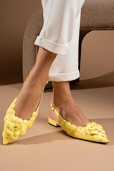 EMIENZA Rozhex Birinci Sınıf İthal Rugan Deri Sivri Kalıp