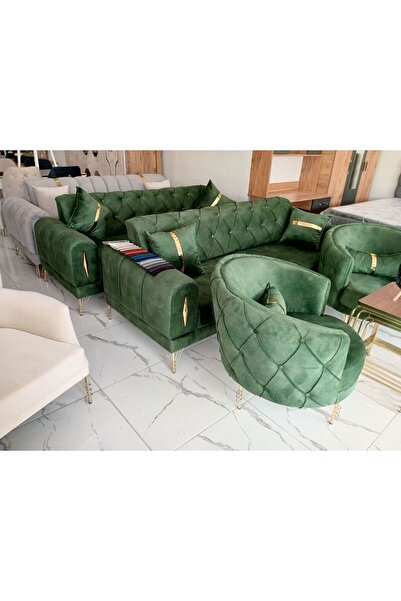 DİLA'S HOME MOBİLYA Chester yataklı koltuk takımı