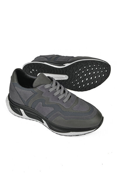 Ziya Чоловічі сірі кросівки з натуральної шкіри - 1431042Z8120