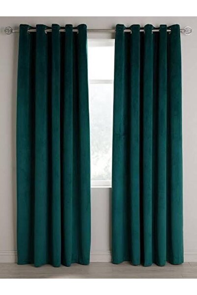 Evcimenhome Rustic Curtain Capsule Blackout Emerald Green