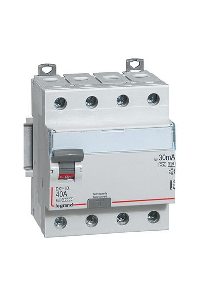 Legrand Residual Current Protection Relay 4x40a 30ma 10ka
