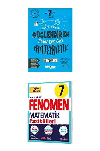 Fenomen Yayıncılık 7. Sınıf Matematik Güçlendiren Soru Bankası + Matematik Fa...