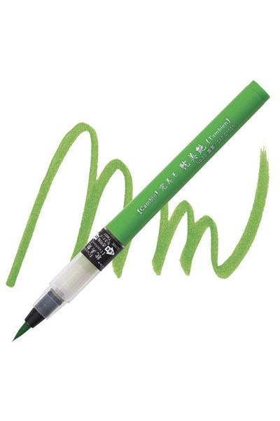 Zig Cambio Tambien Medium Brush Tip Brush Tip Pen 53 Handle Green