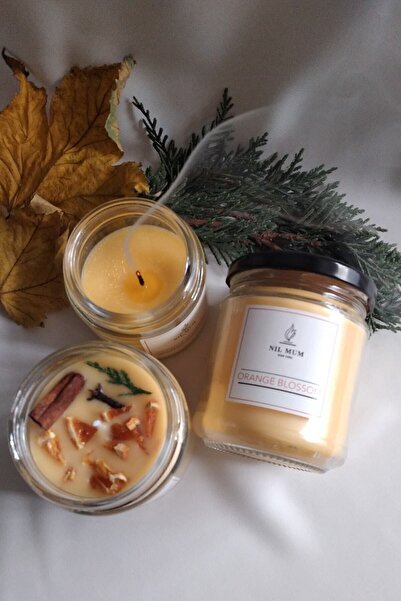 Nil Mum Portakal Çiçeği Kokulu Soya Mum 290 Gr.