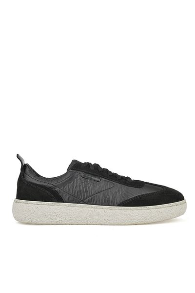 Ziya Ανδρικό Γνήσιο Δερμάτινο Μαύρο Sneaker - 1431026Z219