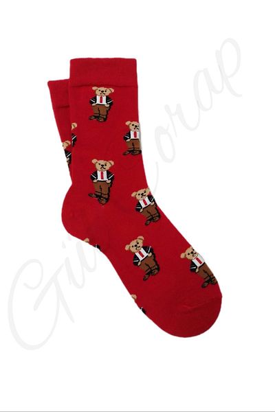 GÇO 2 Pairs Teddy Bear Teddy Bear Socks