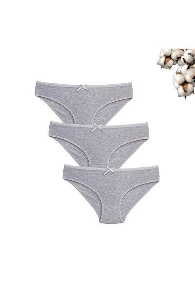 MİSSEMMA 3 Pieces Heart Elastic Panties for Women