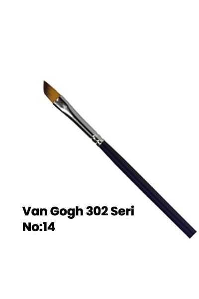 Van Gogh 302 Series Synthetic Side Cut Tip Brush No 14
