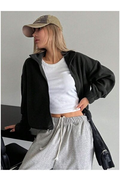 MOONBULL Γυναικείο Fleece - Μέση με ελαστική λεπτομέρεια και φερμουάρ