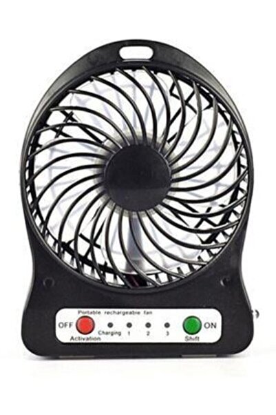 Everest Grup Masaüstü Şarj Edilebilir Usb Fan Vantilatör
