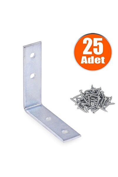 Badem10 Mobilya Eşya Dolap Deprem Sabitleyici Köşebent Bağlantı Aparatı L Dem...